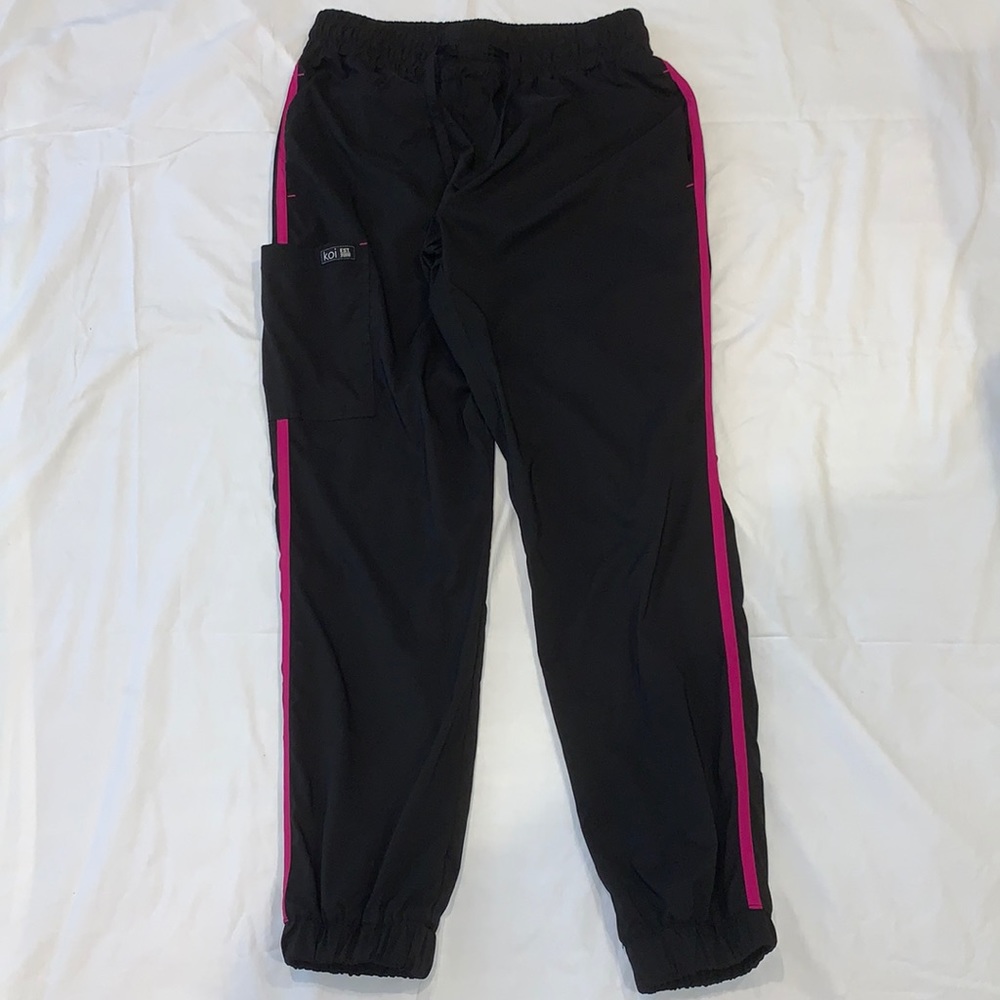 Koi black jogger scrub pant size small